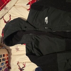 The North Face Black Classic Denali Hooded Jacket